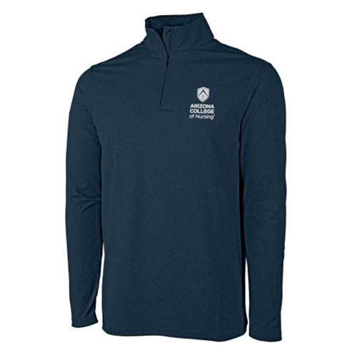 Picture of Men's 1/4 Zip Navy Heather