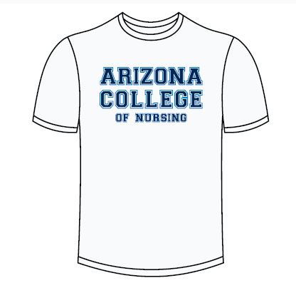 Show details for AZCN Collegiate Tee, White