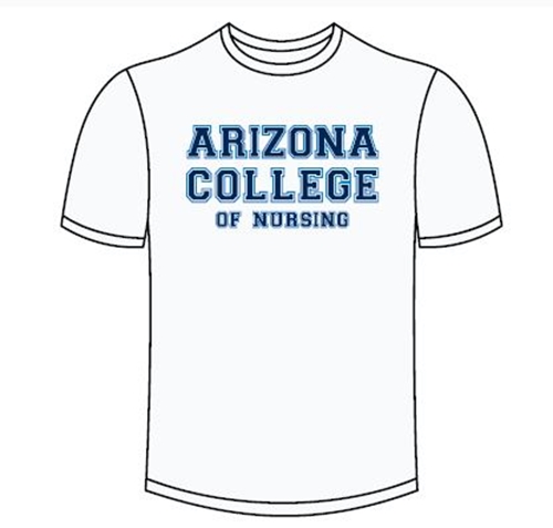 Show details for AZCN Collegiate Tee, White